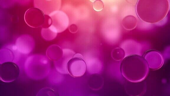 玻璃球背景环-美丽的粉红色(全高清)
