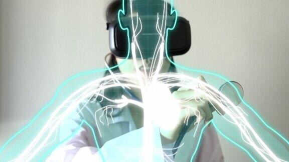 元宇宙VR虚拟现实博士利用虚拟现实玻璃进入数字世界技术