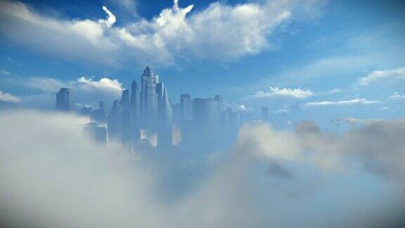云朵之上的城市