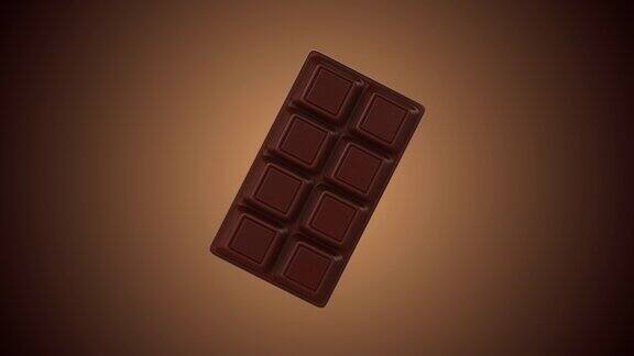 香甜可口的巧克力棒