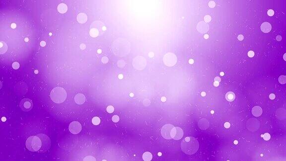 移动粒子环-白色气泡在紫色