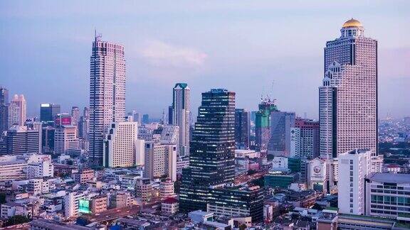 曼谷商业区的景色