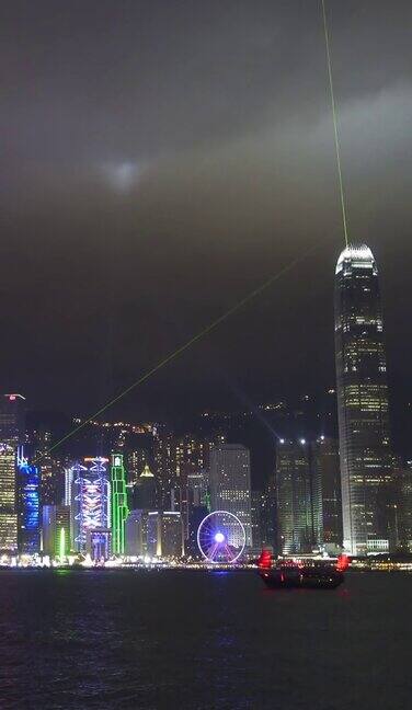 香港夜晚的灯光秀