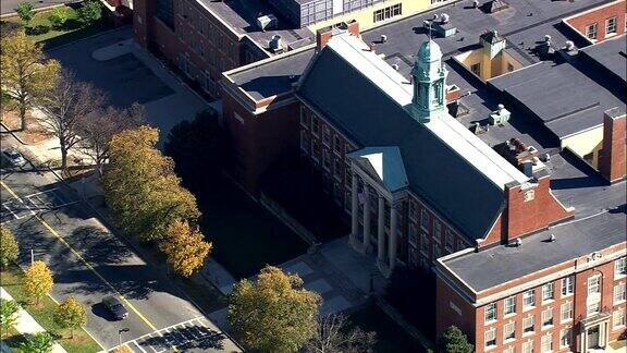 波士顿拉丁公立学校-鸟瞰图-马萨诸塞州萨福克县美国
