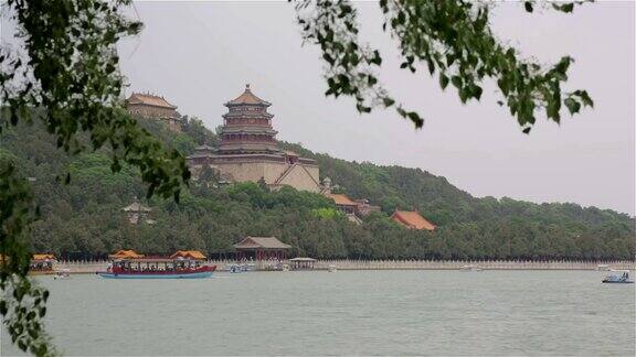 中国北京颐和园和昆明湖