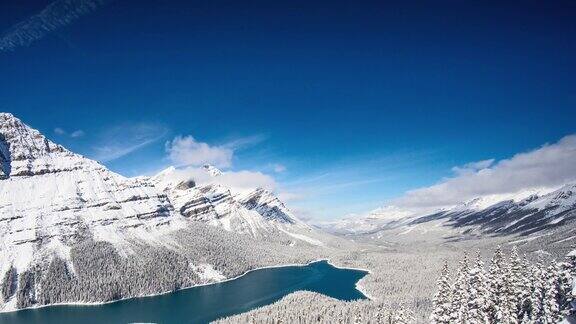 加拿大班夫国家公园的佩托湖