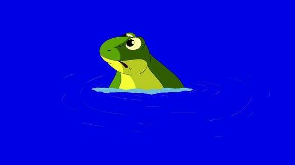 孤单的青蛙水下冒险