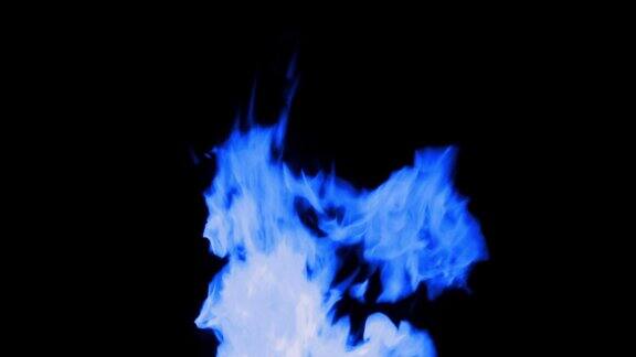 黑暗中的神秘蓝火