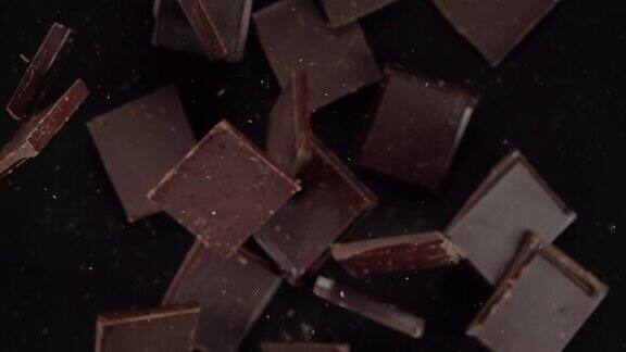 巧克力块爆炸慢镜头500帧秒