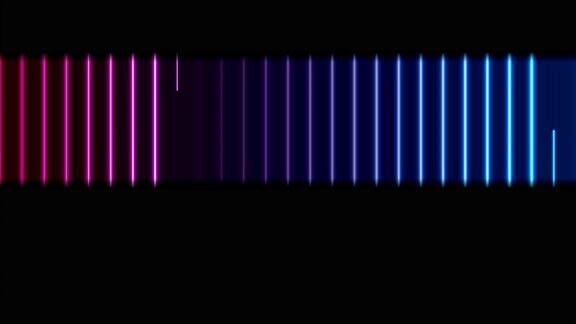 蓝色紫外氖激光线视频动画