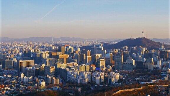 位于韩国汉城的北汉城塔