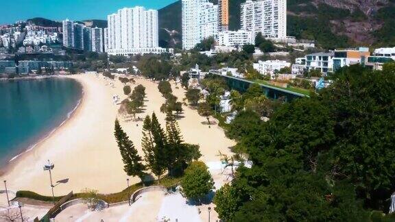 位于香港岛东南海岸的浅水湾香港