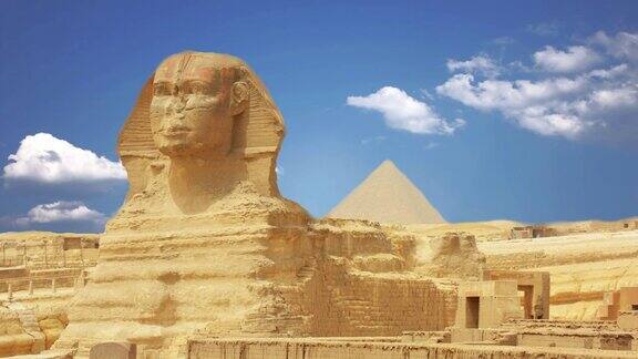 古狮身人面像和金字塔埃及的象征