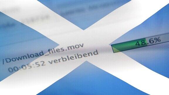 在电脑上下载文件苏格兰旗