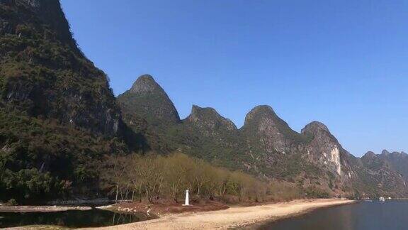 漓江喀斯特风光全景