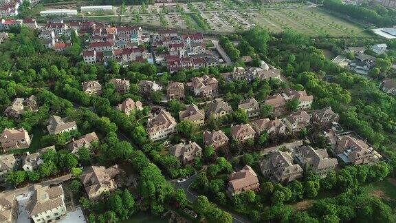 豪华住宅的实时鸟瞰图