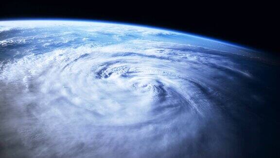 从太空看飓风