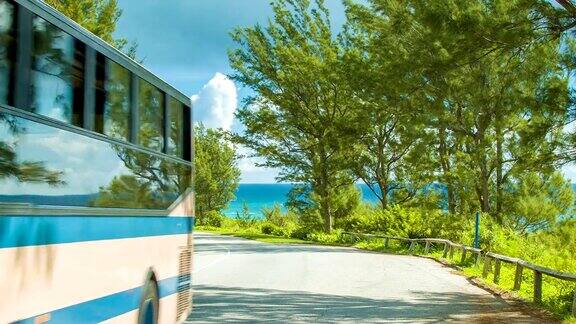 百慕大热带岛屿海岸公路