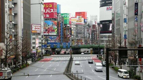 延时:日本东京新宿的城市生活