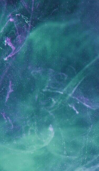 色雾抽象背景绿紫雾
