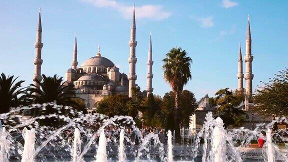 伊斯坦布尔的蓝色清真寺苏丹艾哈迈德·卡米
