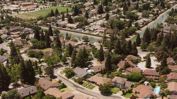 加州萨克拉门托的空中住宅区