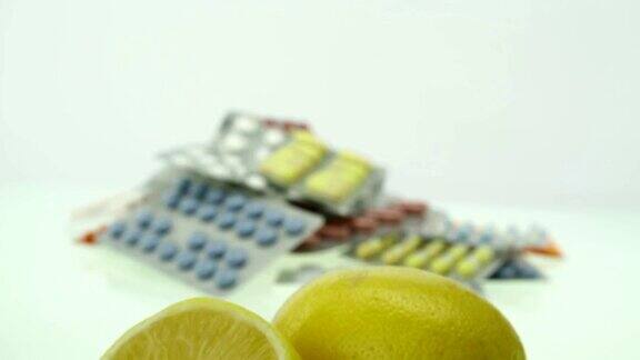 药片替代柠檬水果健康的选择