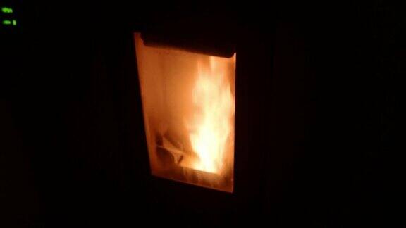 燃烧生物质炉