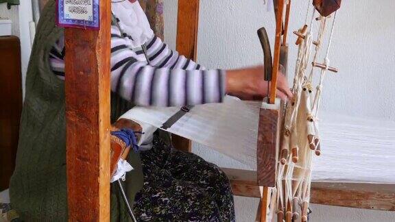 土耳其妇女织布机土耳其
