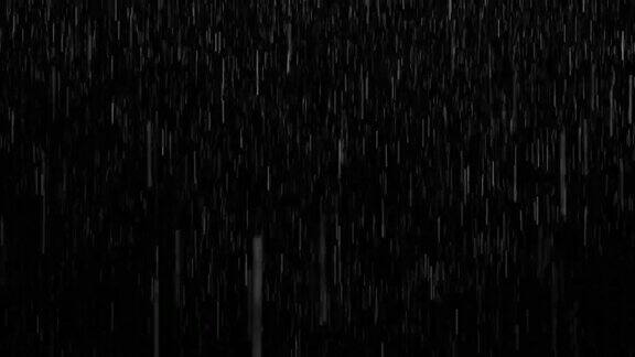 降雨运动图形与夜间背景