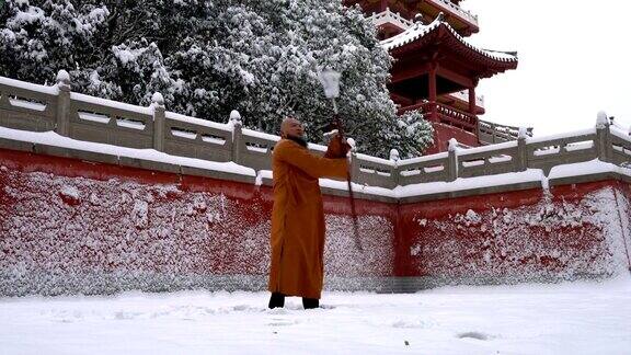 中国少林寺功夫武僧