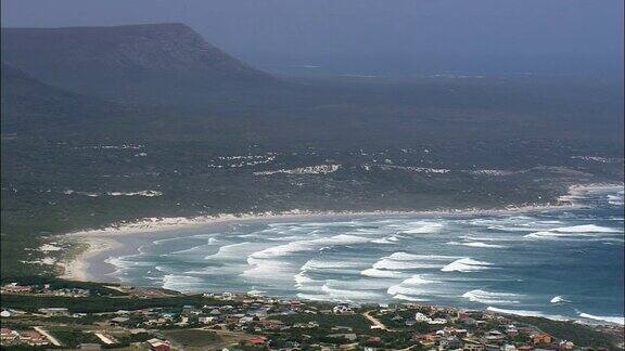 珍珠海滩-鸟瞰图-西开普省南非