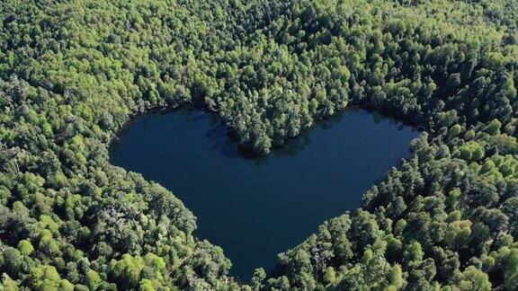 智利真正的心形泻湖位于智利洛斯拉各斯地区的拉古纳科拉松