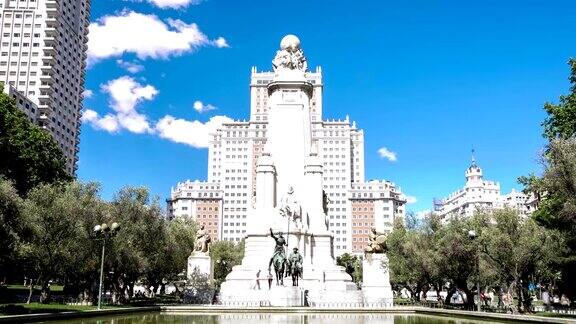 HDTimelapse:西班牙马德里大广场公园