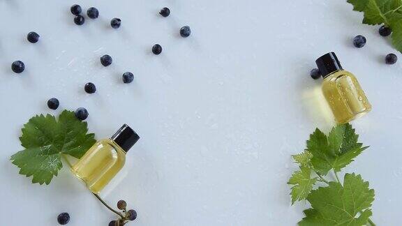 葡萄提取物的天然护肤产品健康的有机疗法皮肤的超级食物