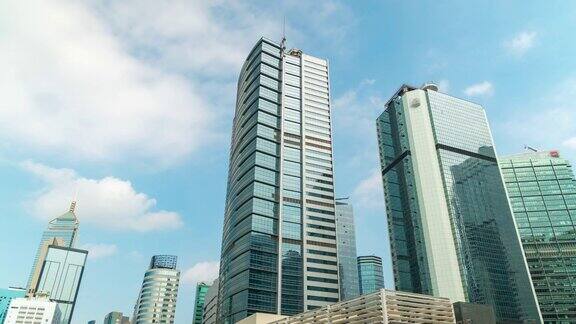 时光流逝:香港城市的高楼大厦-现代城市商务区
