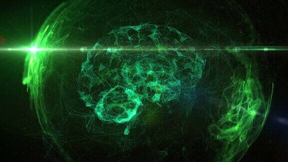 人工大脑人工智能思维过程可视化神经元网络技术