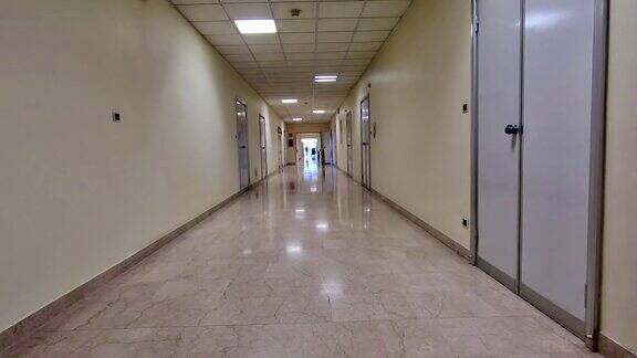 医院走廊的背景