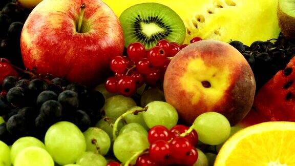 五彩缤纷的新鲜水果