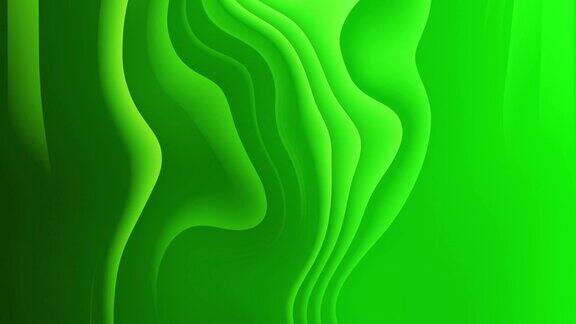 4k抽象绿色液体表面背景