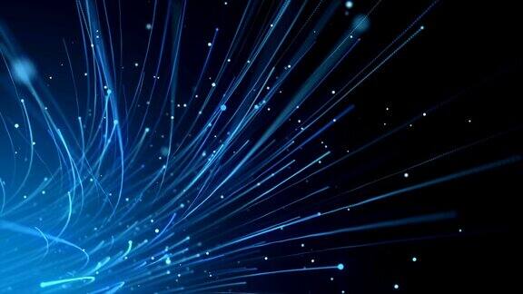 光纤电缆全球数据传输背景可循环