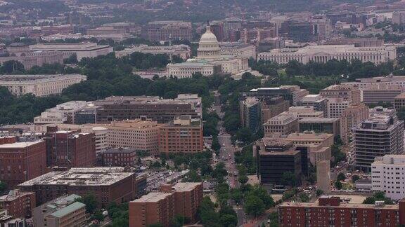 国会大厦及周边地区鸟瞰图