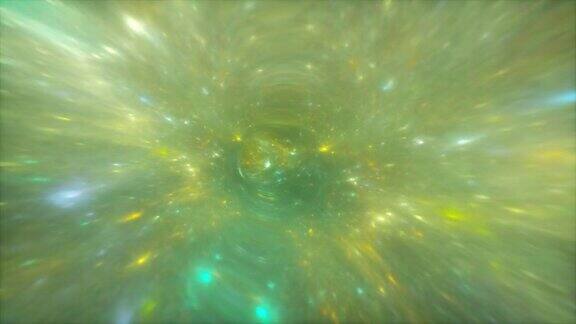 无缝穿越虫洞穿越充满数百万颗恒星的时空黑洞漩涡超空间隧道