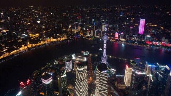 上海灯光秀庆祝中华人民共和国成立70周年