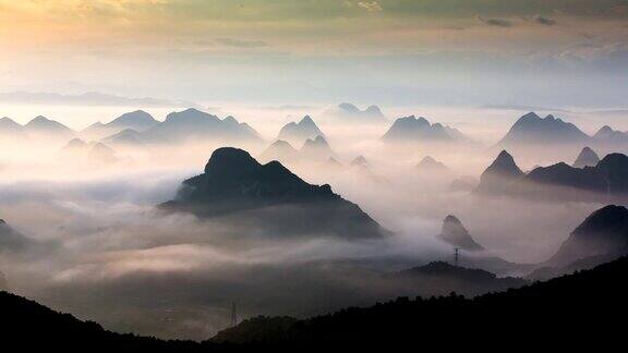 美丽的空中桂林