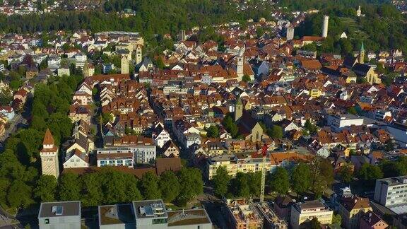 德国Ravensburg市鸟瞰图
