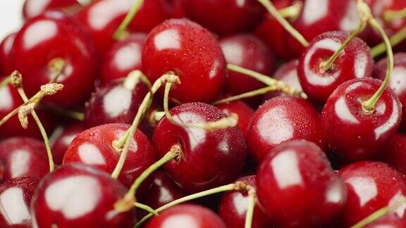 健康健康的食物开胃樱桃