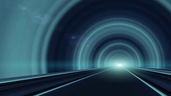 高速公路隧道的速度运动