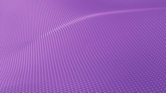 3d抽象闪亮的表面-运动背景-丁香紫色可循环的股票视频