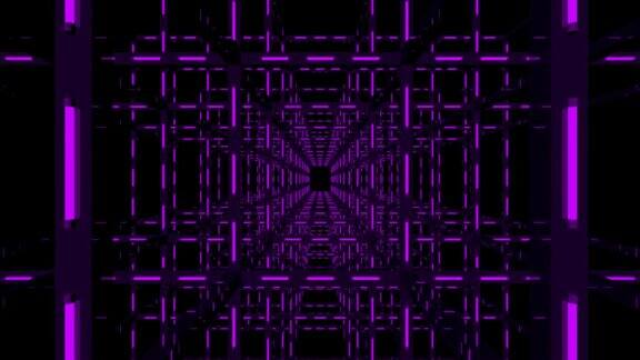 紫色的隧道循环